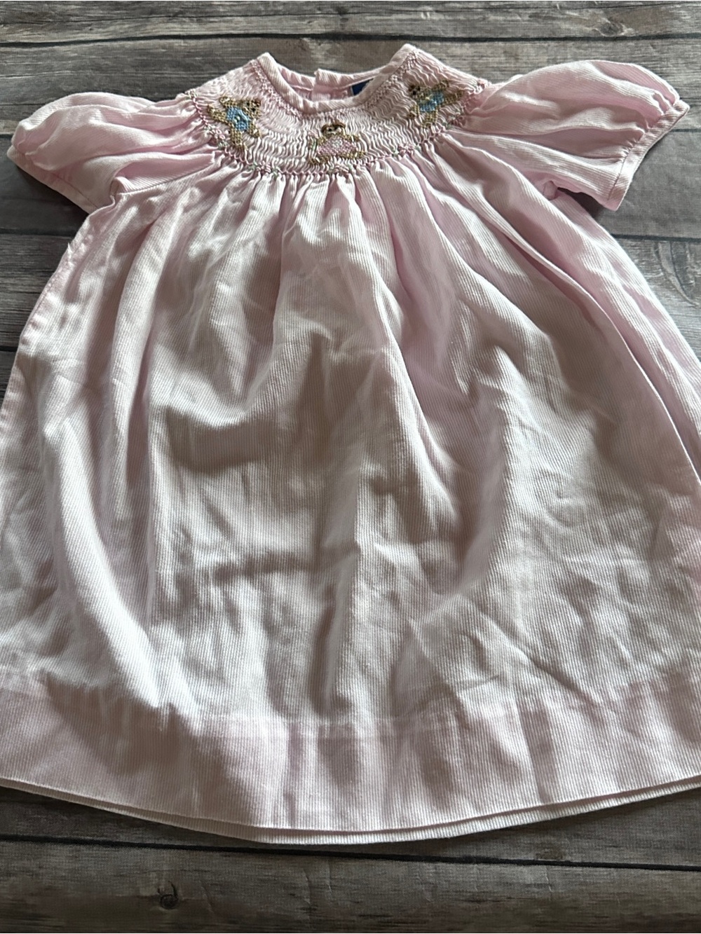 Carriage boutique gingerbread smocked dress vguc 6m